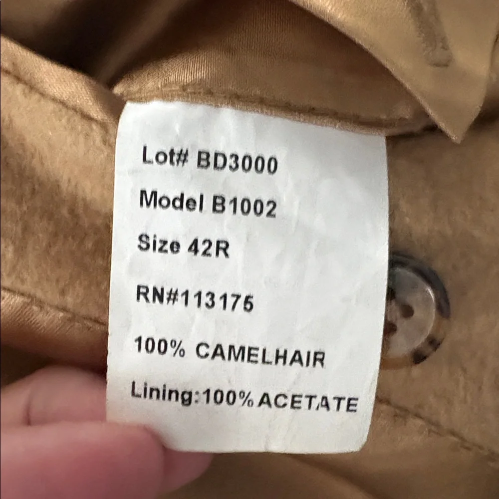 HASPEL 100% Camel Hair Sports Coat in Natural Tan Size 42R  -- QUIET LUXURY!!!!